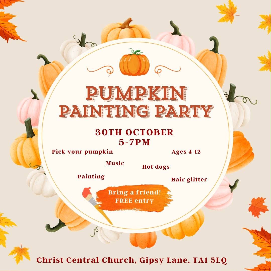 Pumpkin Painting Party at Christ Central Church Taunton